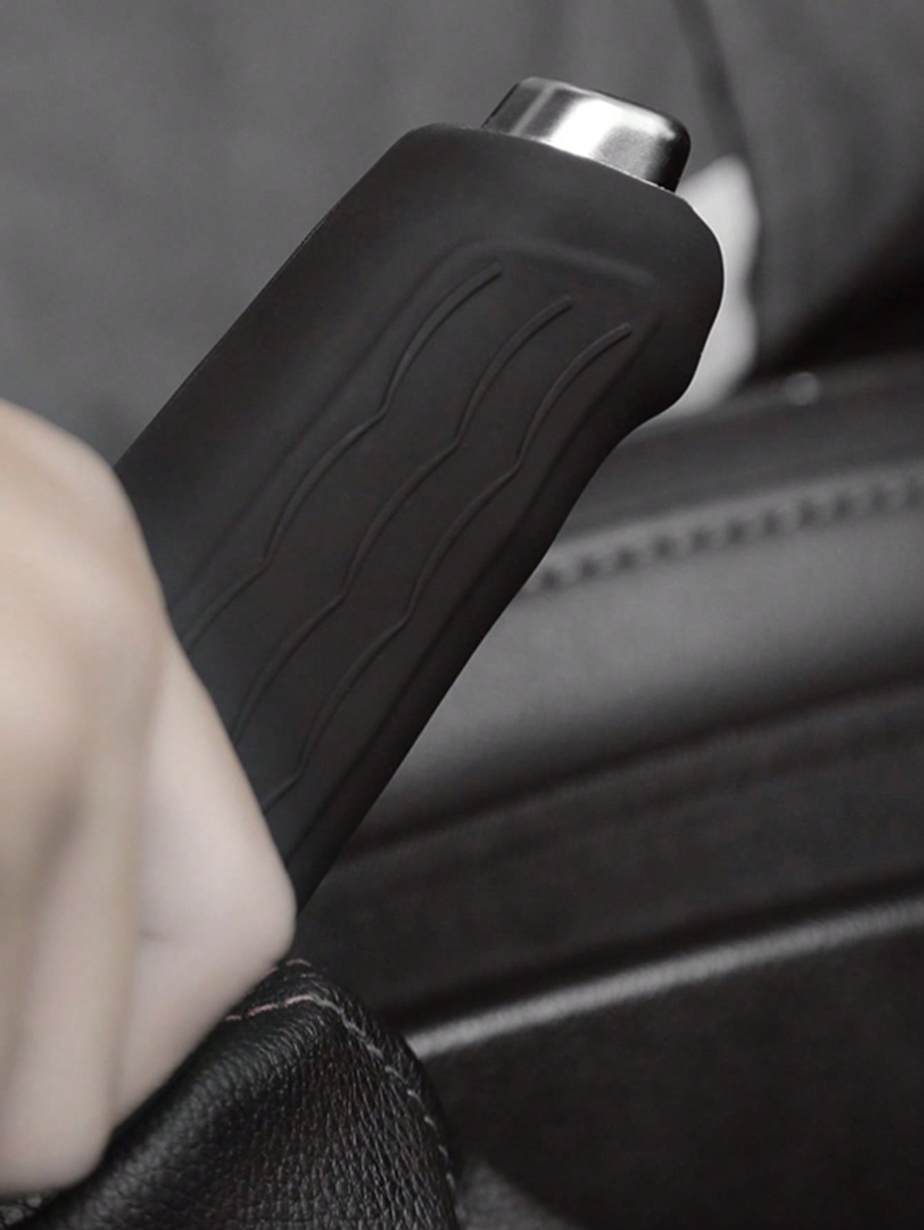 1pc Black Car Handbrake Gear Shift Cover