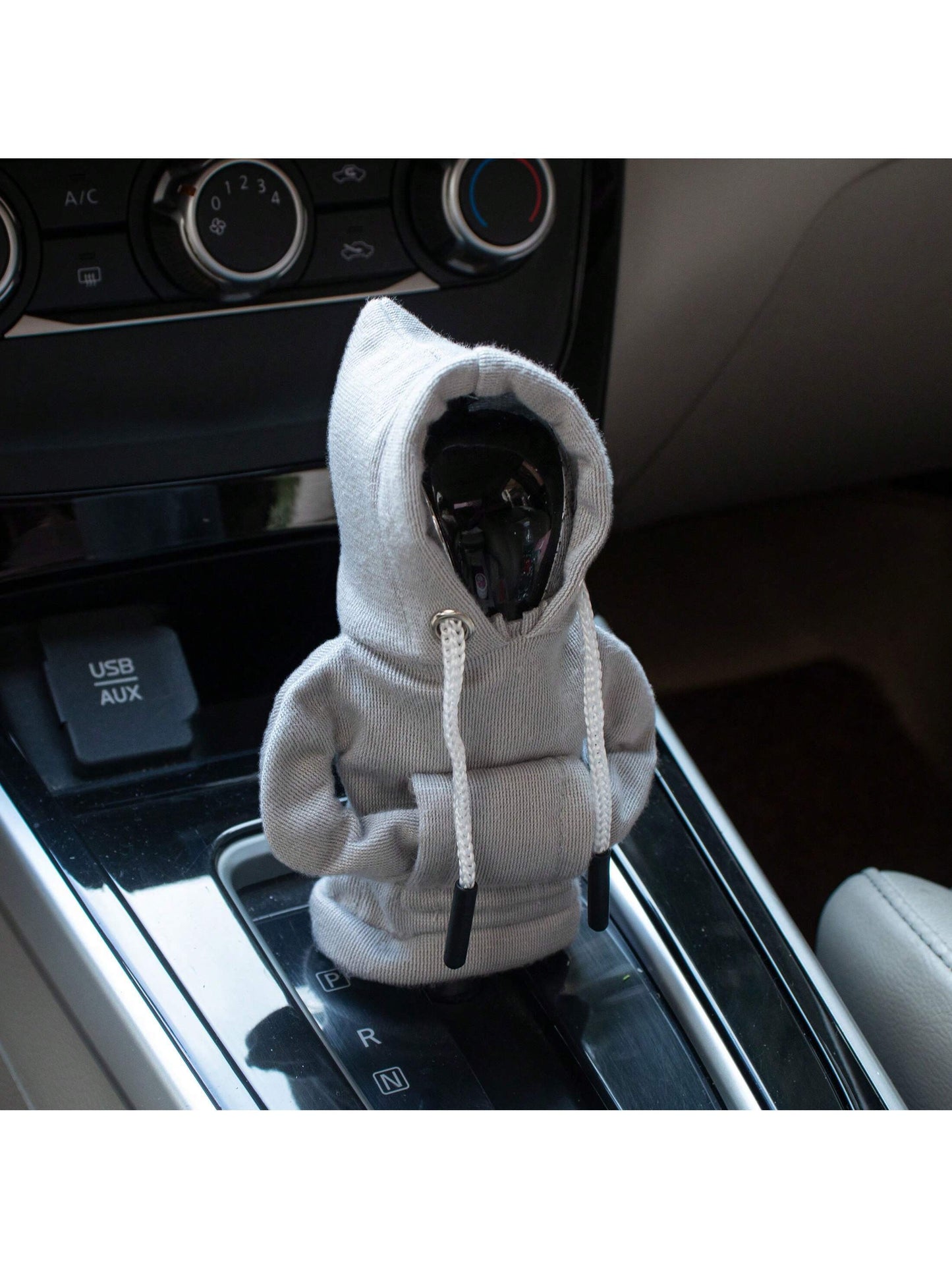 1pc New Gear Stick Shift Cover, Sweat-Absorbing, Anti-Slip, Gear Lever Clothing Protector, Car Accessories