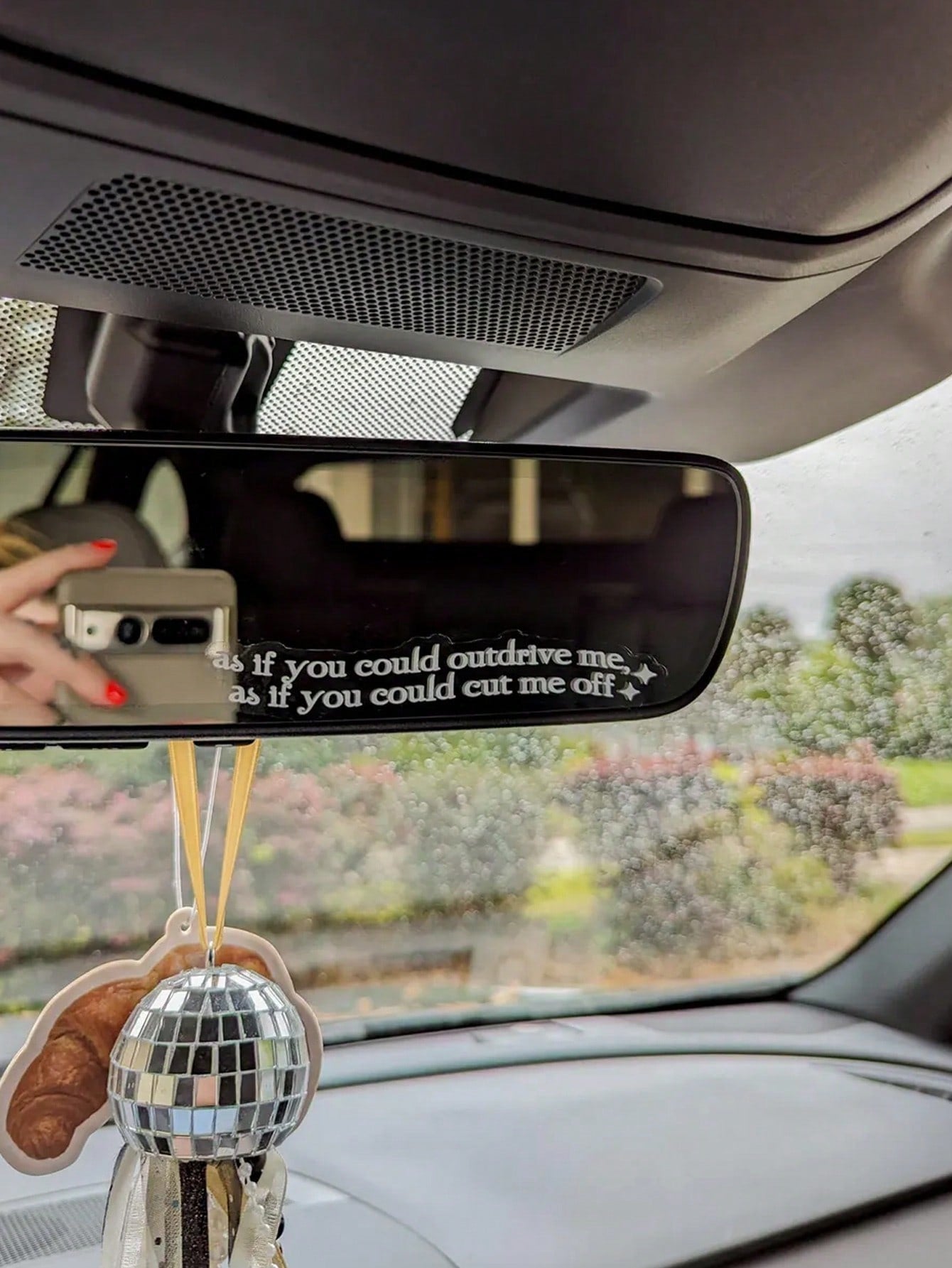 Car Sticker As If You Could Outdrive Me-Vinyl Sticker, Suitable For Cars, Laptops, Water Bottles, Etc. Car Accessories Sticker.