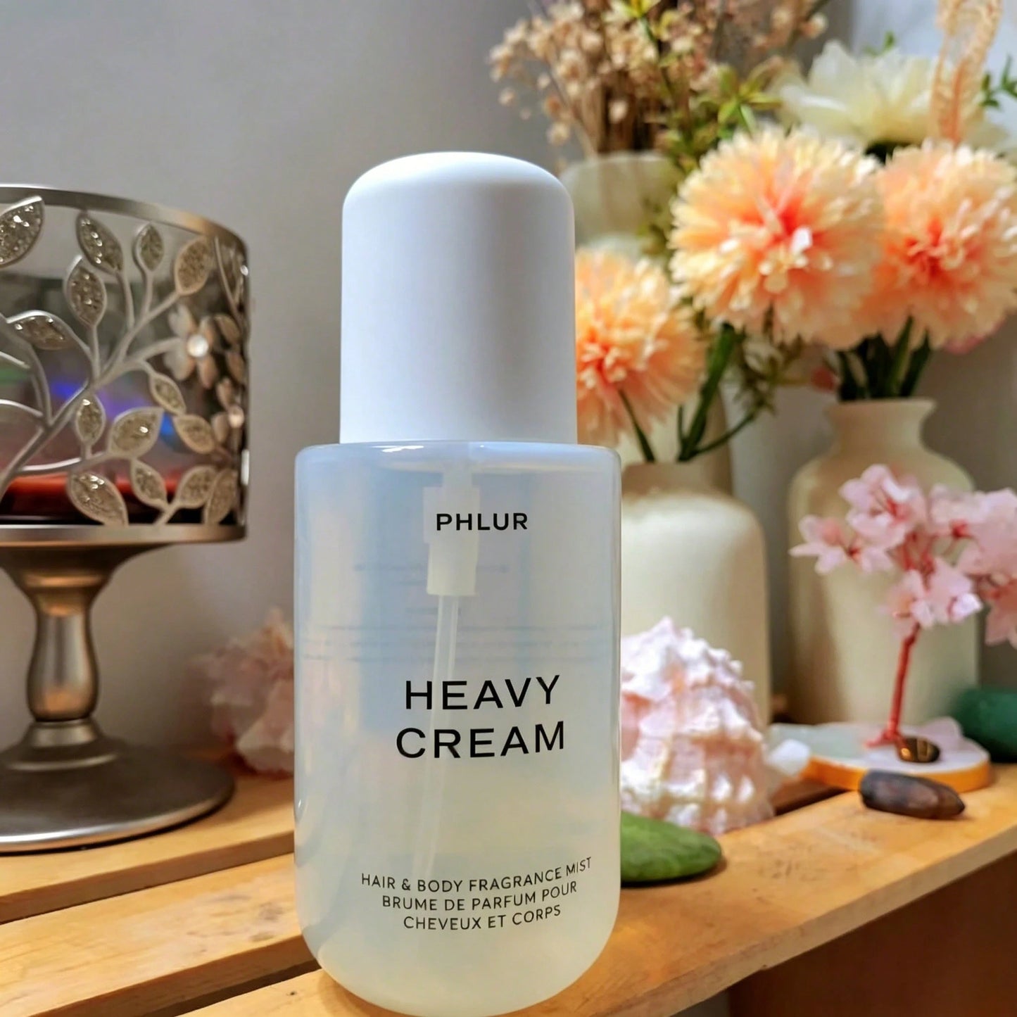Phlur Heavy Cream Unisex Hair & Body Fragrance Mist, Warm Creamy Scent For Daily Wear