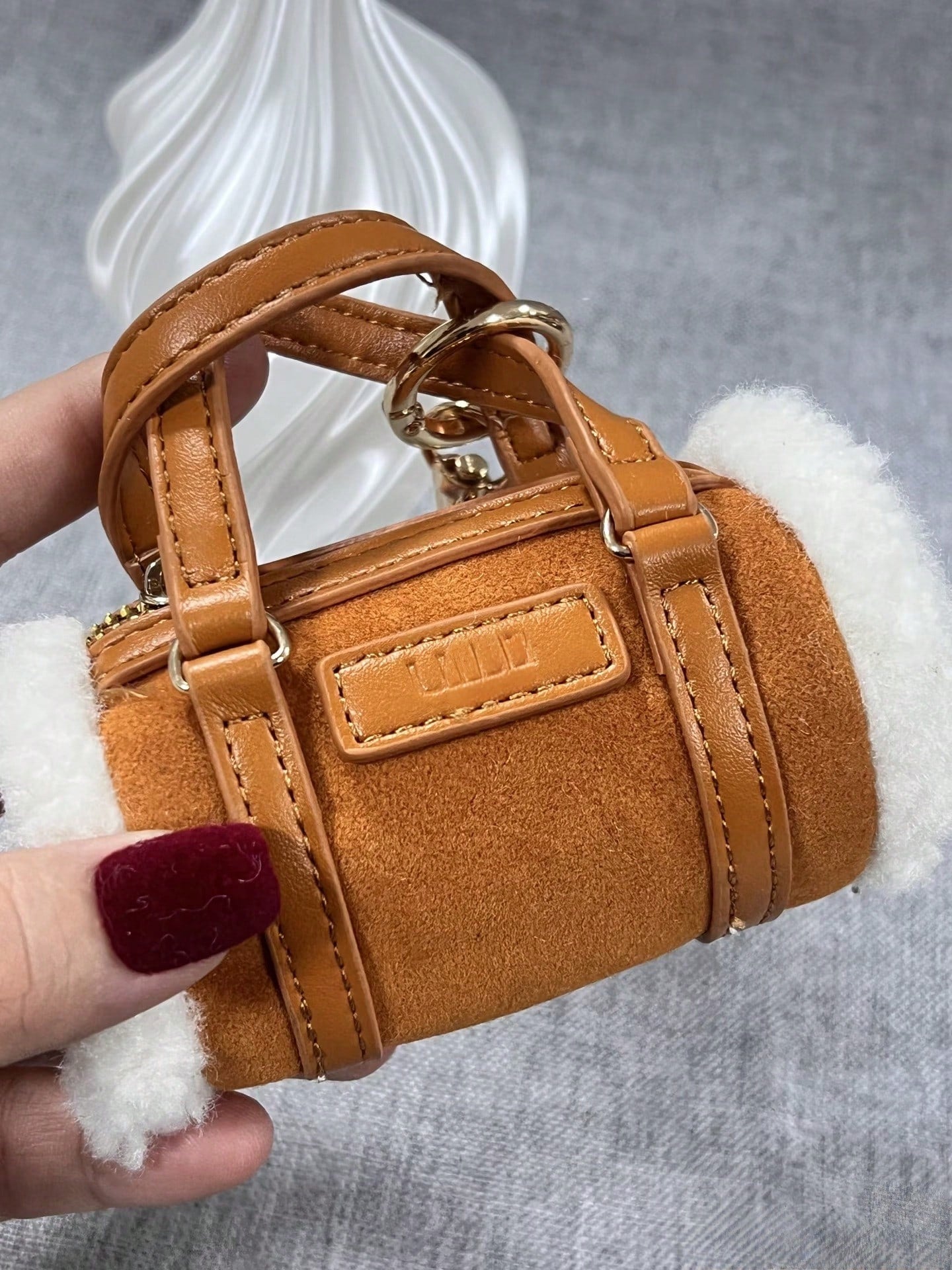 Plush Sled-Style New Crossbody Mini Luxury Bag Charm Blind Box Matching Accessory For Autumn And Winter Bags