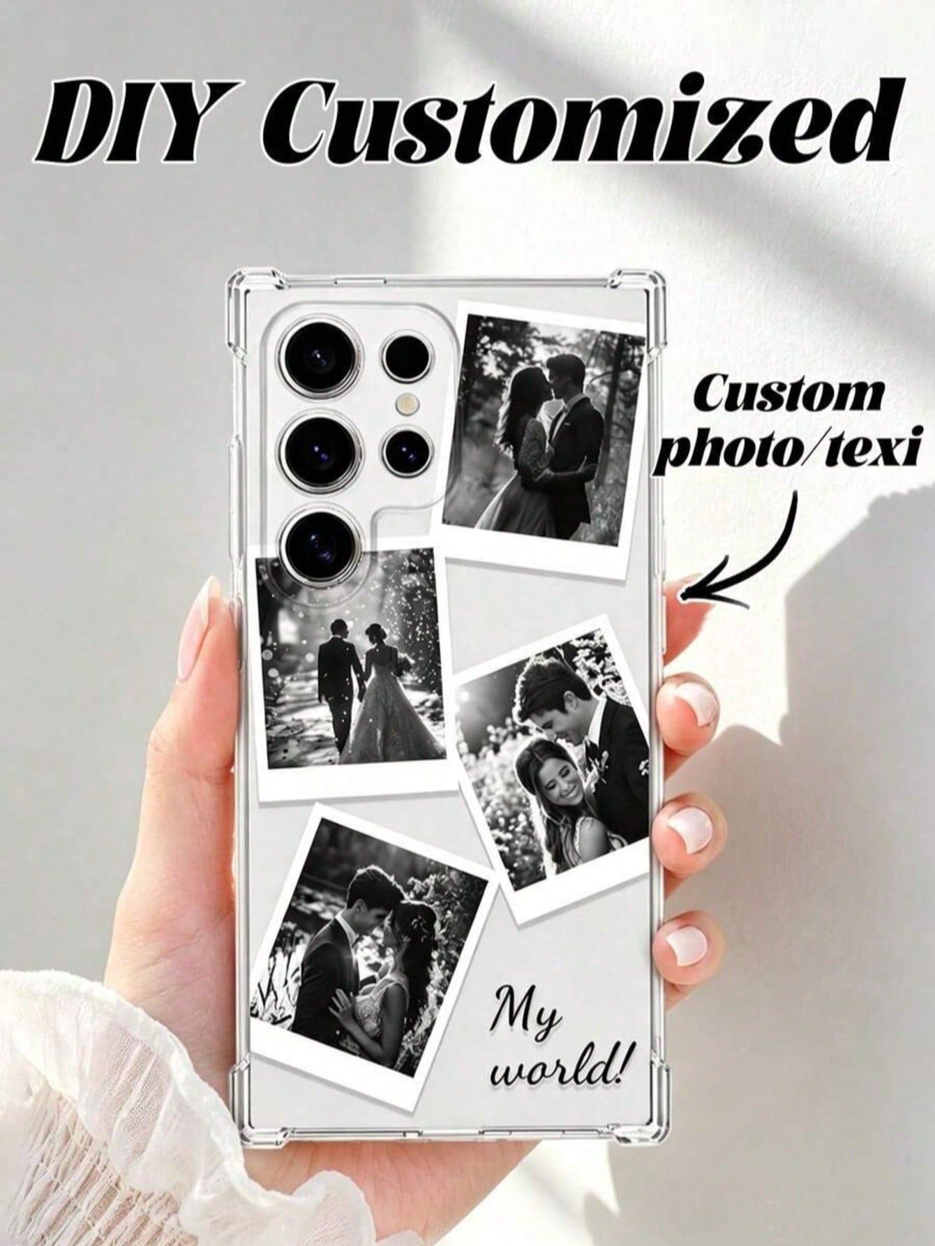 Solid Coffee Tone Multi Pastel Cartoon Turtle Brown Border Custom Personalized Cursive Name Phone Case, Custom Unique Black Hand Letter Fresh Coastal Aesthetic Shockproof Protective Cover For All Mobi