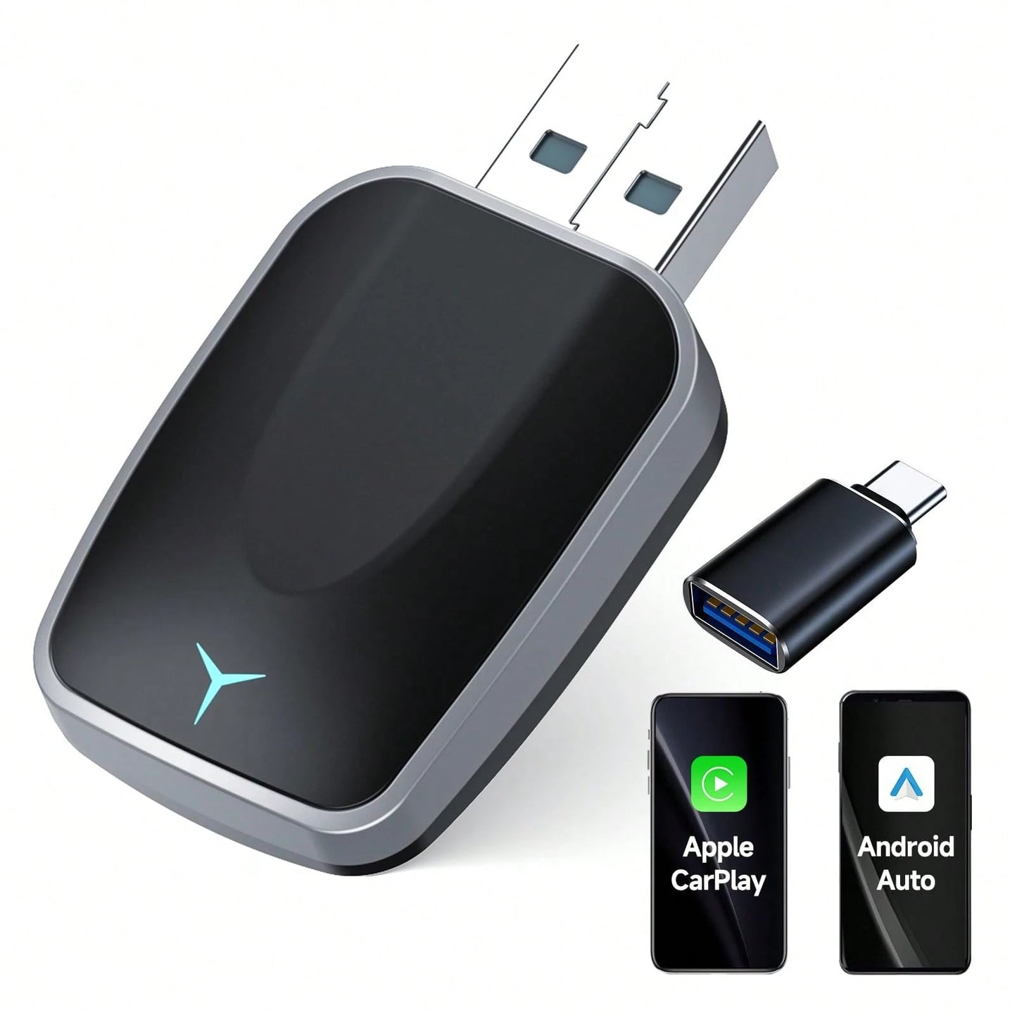 Wireless CarPlay Adapter- Wireless CarPlay Adapter For Vehicles From 2016 Onwards, Plug-And-Play Wireless Control For In-Car CarPlay