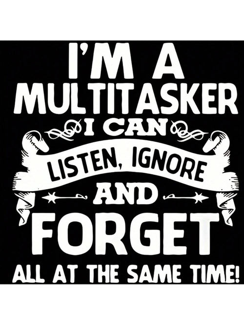 1/2/3pcs Humorous Multitasking Quote Vinyl Iron-On Transfer Decals, Mixed Color Durable Heat Press Patches For DIY T-Shirts, Sweaters, Jeans, Fashion Backpacks- Personalized Style With Easy Applicati