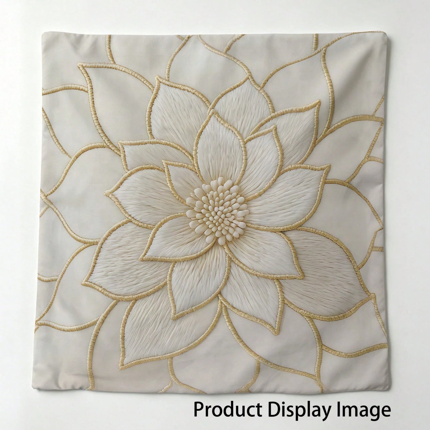 1/2/4pcs Luxury Dahlia Lightweight Decorative Pillow Covers, Modern Minimalist Style Single-Sided 2D Print Pillow Covers (Pillow Insert Not Included), Suitable For Indoor Living Room Sofa Bedroom Outd
