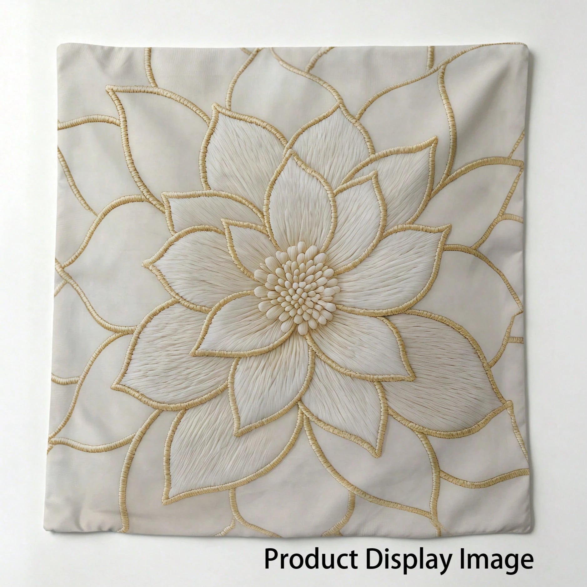 1/2/4pcs Luxury Dahlia Lightweight Decorative Pillow Covers, Modern Minimalist Style Single-Sided 2D Print Pillow Covers (Pillow Insert Not Included), Suitable For Indoor Living Room Sofa Bedroom Outd