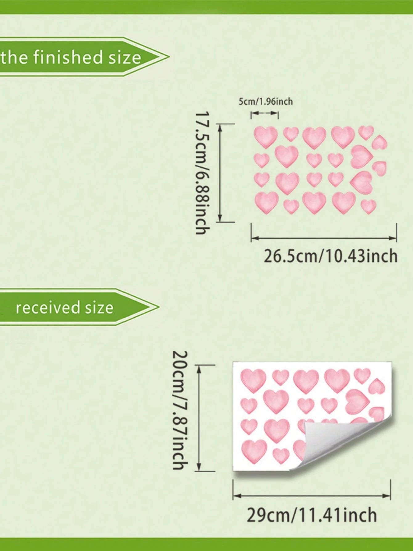 1/2pcs Glow-In-The-Dark Pink Heart Wall Stickers, Self-Adhesive Pastel Decorative Vinyl Rooms And Cozy Home Decor, Heart Bedroom Decor, Aesthetic Room