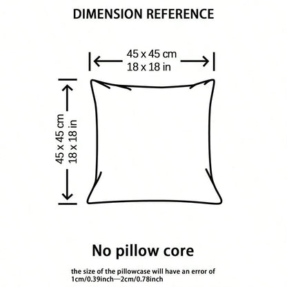 1/2pcs Modern Vintage Black & White Peony Jacquard Pillow Case 45x45cm, Ultra Soft Chenille & Velvet Decorative Pillow Cover, Suitable For Living Room Sofa Bed, Luxury Textured Home Decor, Pillow Inse