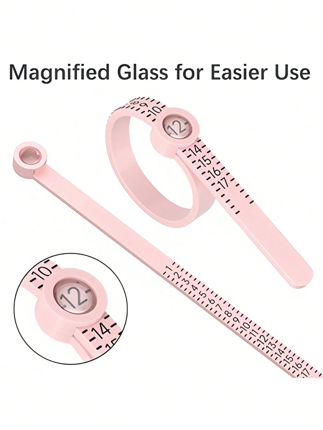1-3pcs Ring Sizer Measuring Tool, Reusable Finger Size Adjuster For Loose Rings, Ring Mandrel Measurement Kit, Gauge Set With Measuring Tool, Ring Mandrel Measurer, Premium Steel Measuring Ring Tool