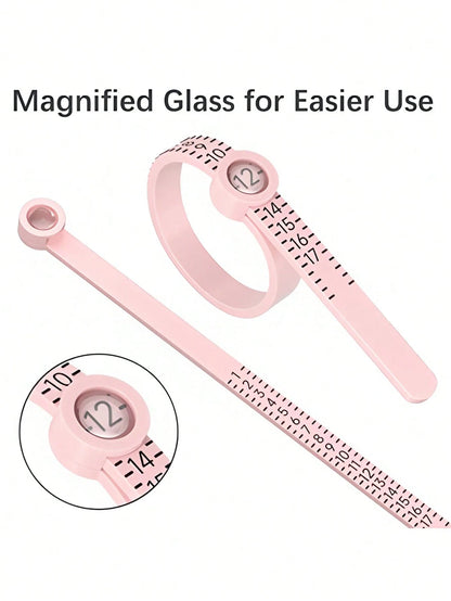 1-3pcs Ring Sizer Measuring Tool, Reusable Finger Size Adjuster For Loose Rings, Ring Mandrel Measurement Kit, Gauge Set With Measuring Tool, Ring Mandrel Measurer, Premium Steel Measuring Ring Tool