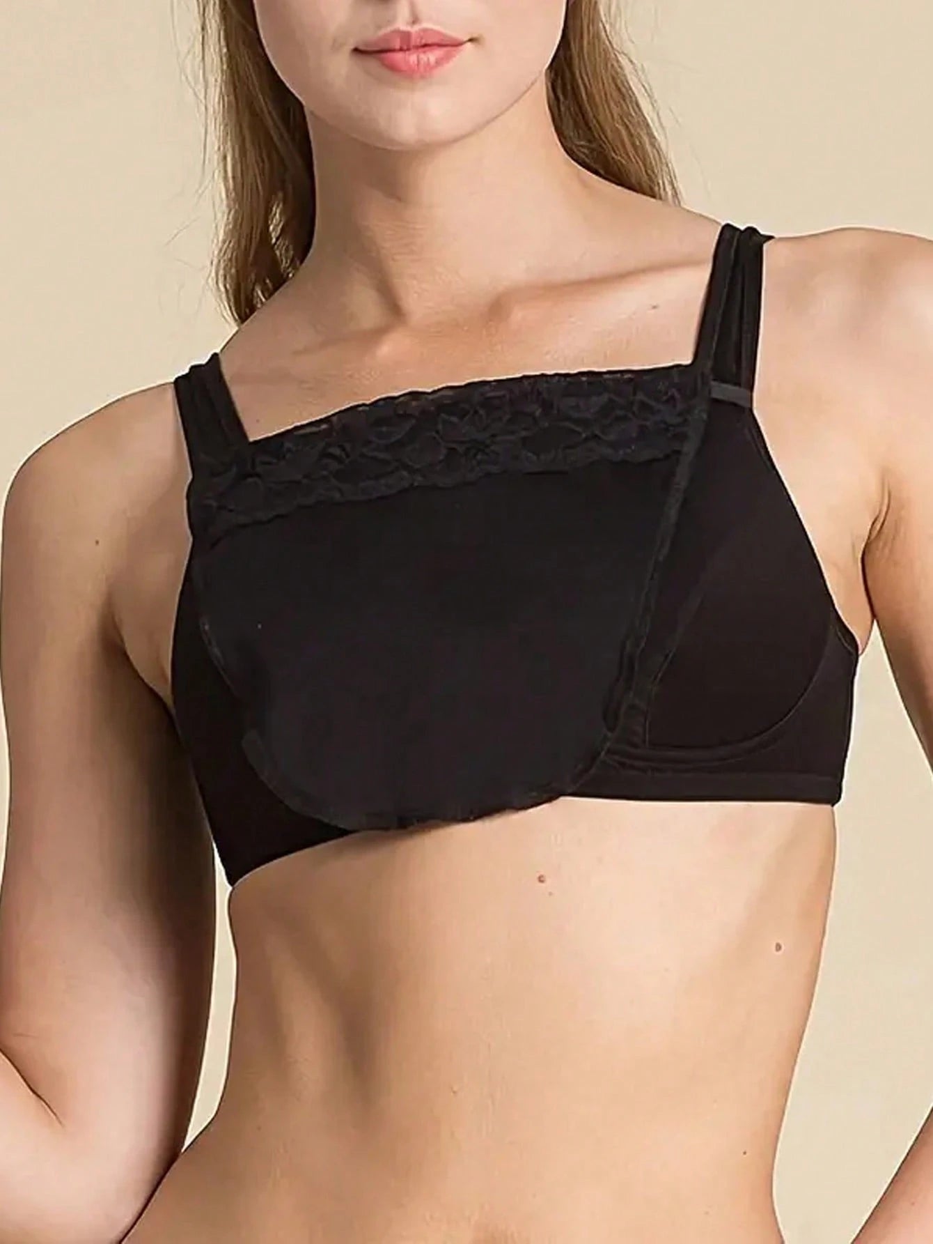1-4pcs Lace Bra Cover Detachable Breast Cover Chest Cover Women Clothing Accessories,Anti-Peeping Anti-Light Bra,Bralette Accessories With Striped Pattern, Removable Washable, Invisible Delicate Lace