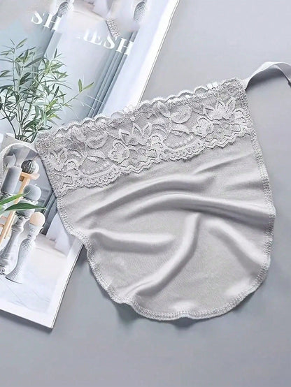 1-4pcs Lace Bra Cover Detachable Breast Cover Chest Cover Women Clothing Accessories,Anti-Peeping Anti-Light Bra,Bralette Accessories With Striped Pattern, Removable Washable, Invisible Delicate Lace