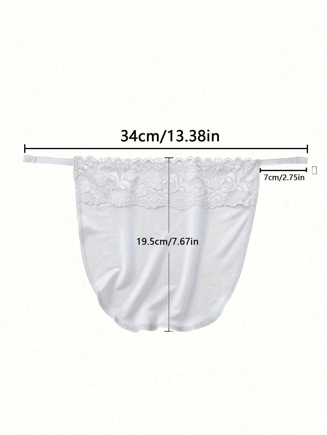 1-4pcs Lace Bra Cover Detachable Breast Cover Chest Cover Women Clothing Accessories,Anti-Peeping Anti-Light Bra,Bralette Accessories With Striped Pattern, Removable Washable, Invisible Delicate Lace