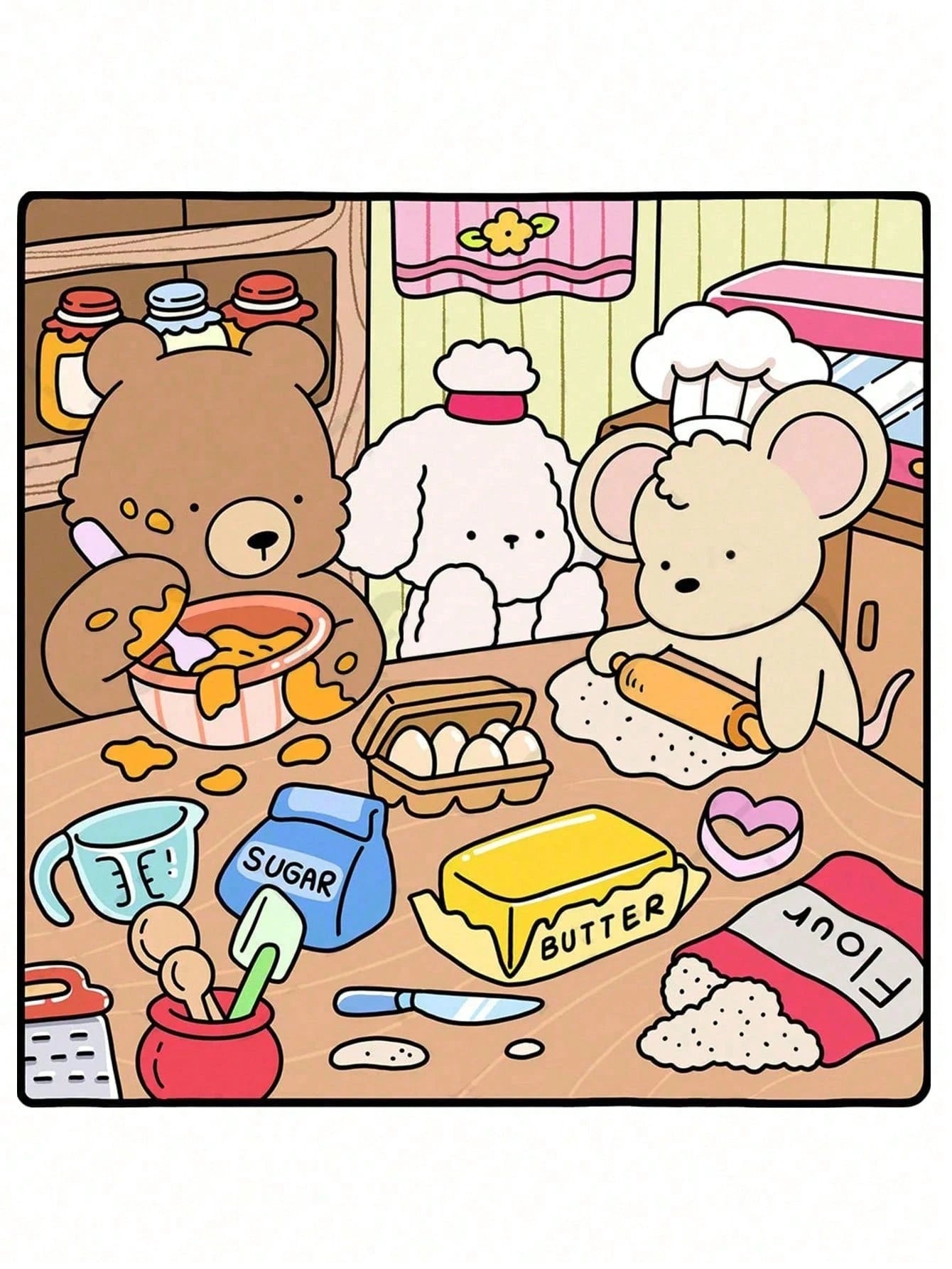 1 Book 42 Pages "Cozy Friends: Cocoa Themed Coloring Book", Suitable For Adults And Teenagers, Super Cute And Comfortable Space Design, Help You Relax (Cozy Space Coloring Book). Coloring Books Can Re