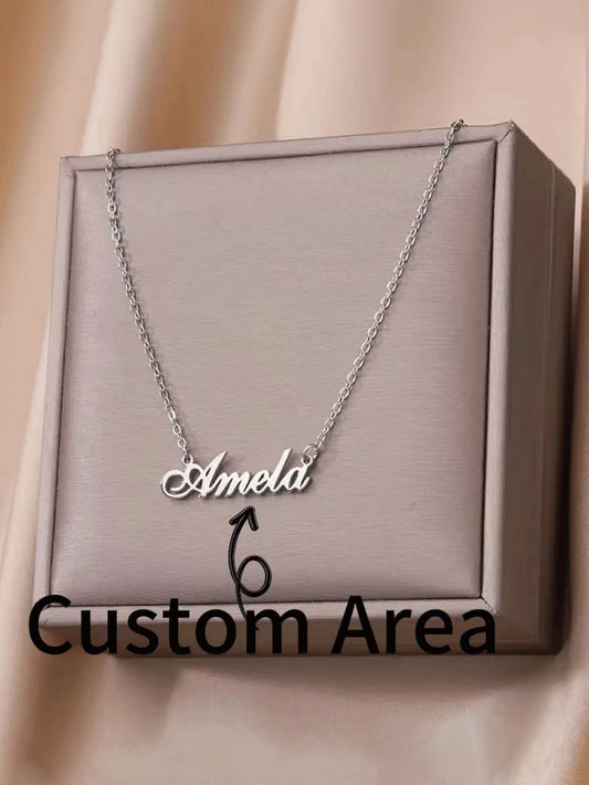 1 Custom Name Necklace, Suitable As A Gift
