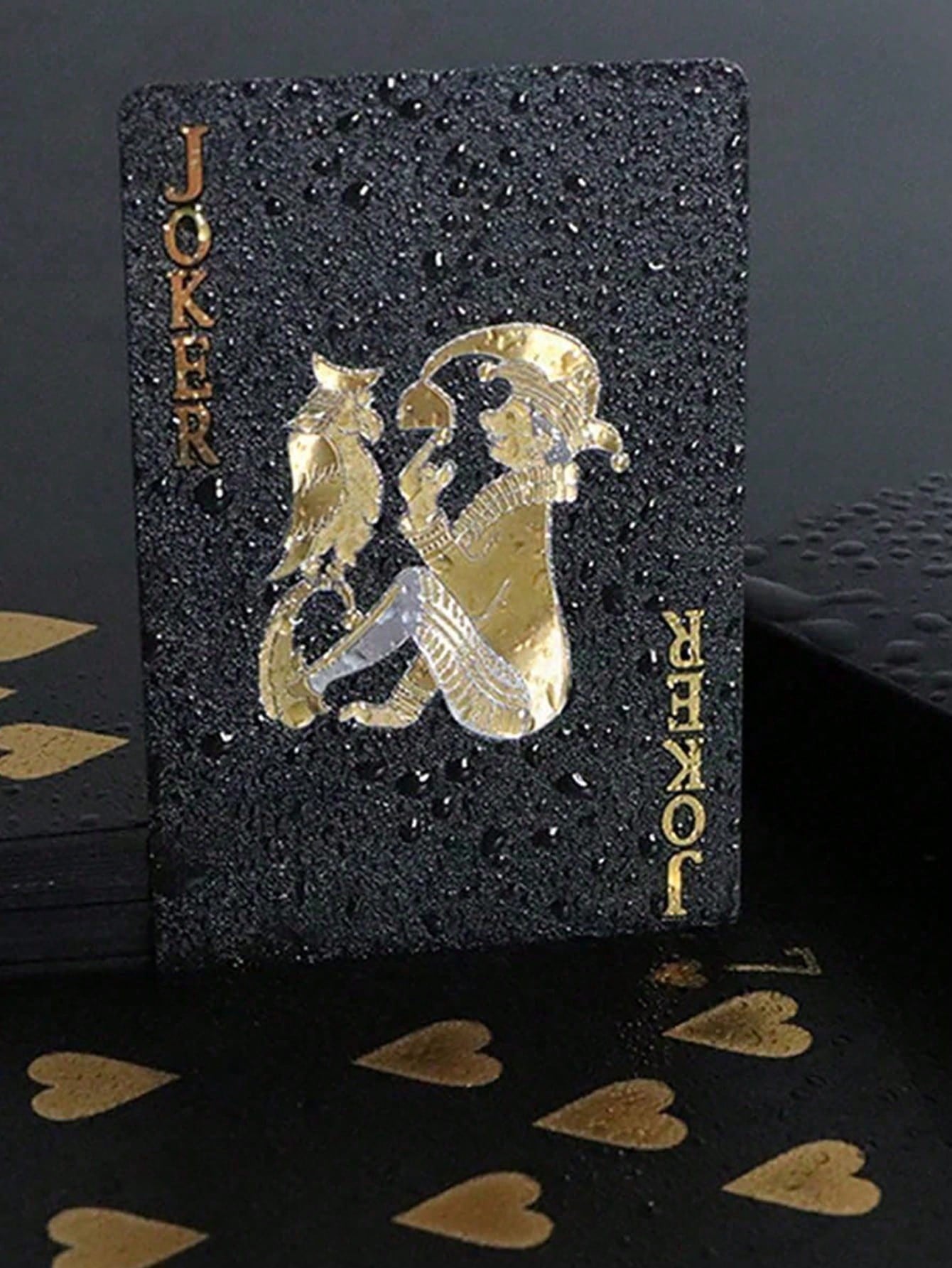 1 Pack Waterproof Plastic Playing Cards, Suitable For Christmas And Holiday Parties, Family Game Night, Party Favors And Gifts- Includes Trick Cards And Magic Performance Cards, Suitable For Adults