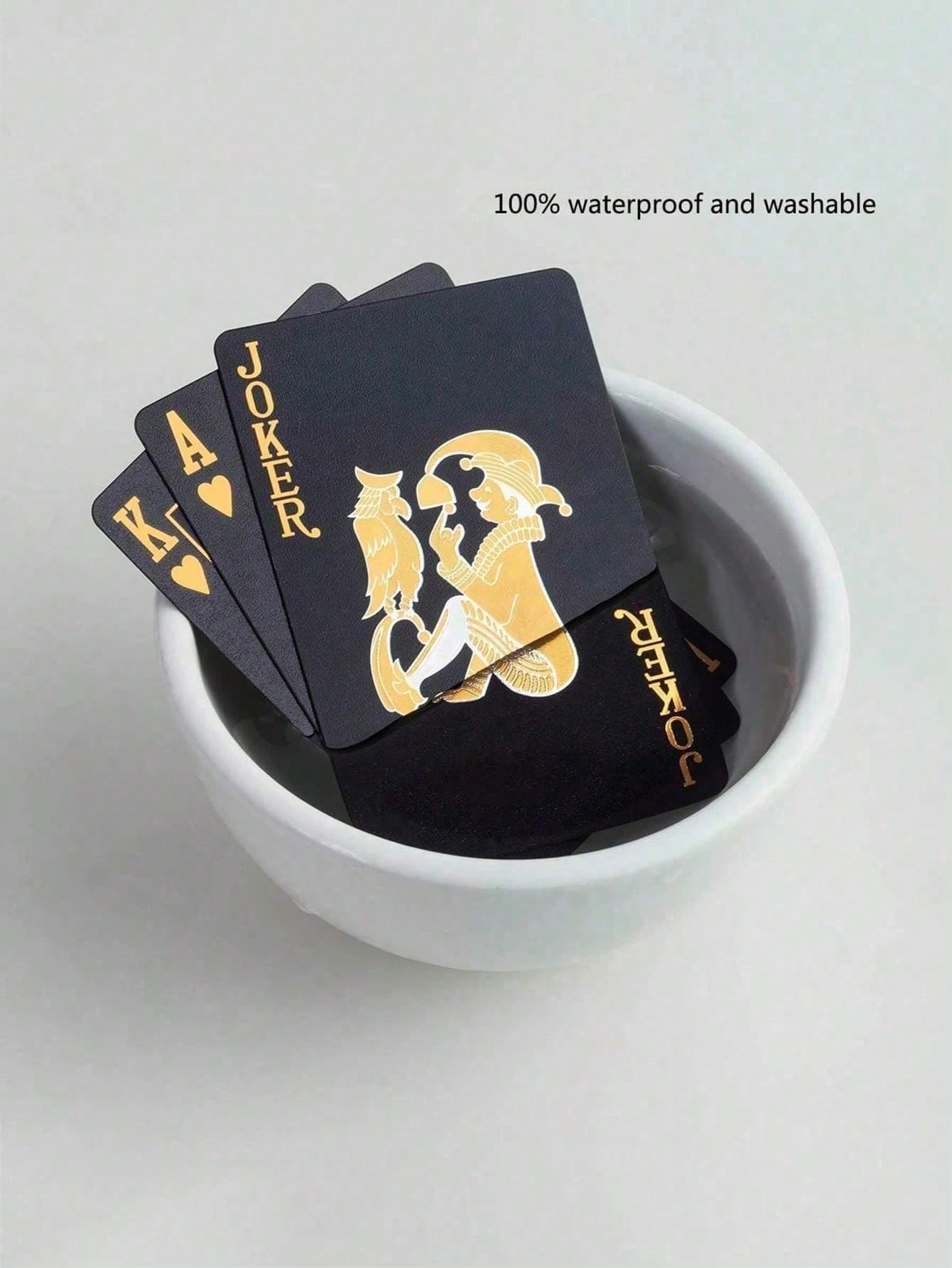 1 Pack Waterproof Plastic Playing Cards, Suitable For Christmas And Holiday Parties, Family Game Night, Party Favors And Gifts- Includes Trick Cards And Magic Performance Cards, Suitable For Adults
