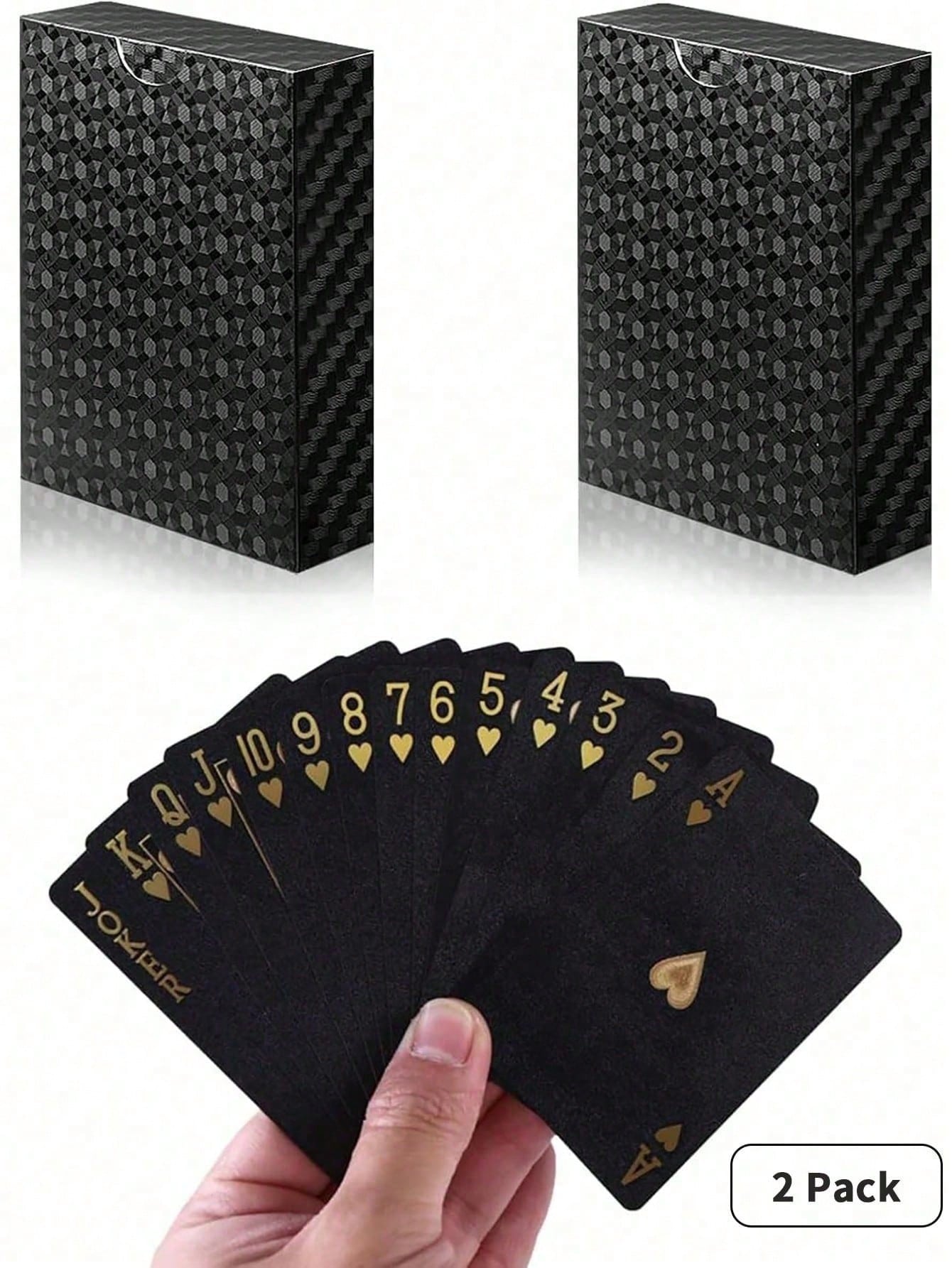 1 Pack Waterproof Plastic Playing Cards, Suitable For Christmas And Holiday Parties, Family Game Night, Party Favors And Gifts- Includes Trick Cards And Magic Performance Cards, Suitable For Adults