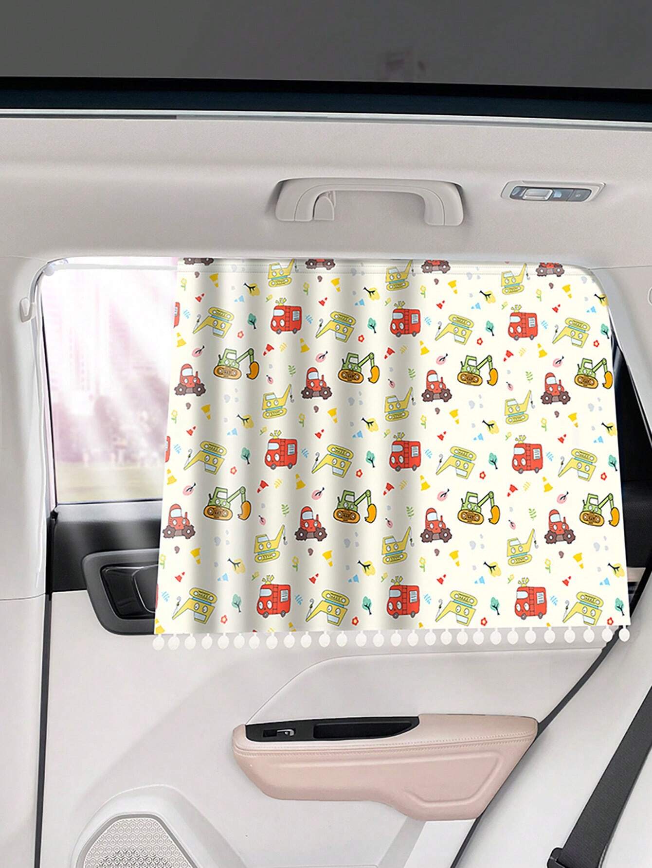 1 Pc Car Sunshade Curtain, Car Privacy Window Curtain, Sunshade With Suction Cups For Car Sun Protection
