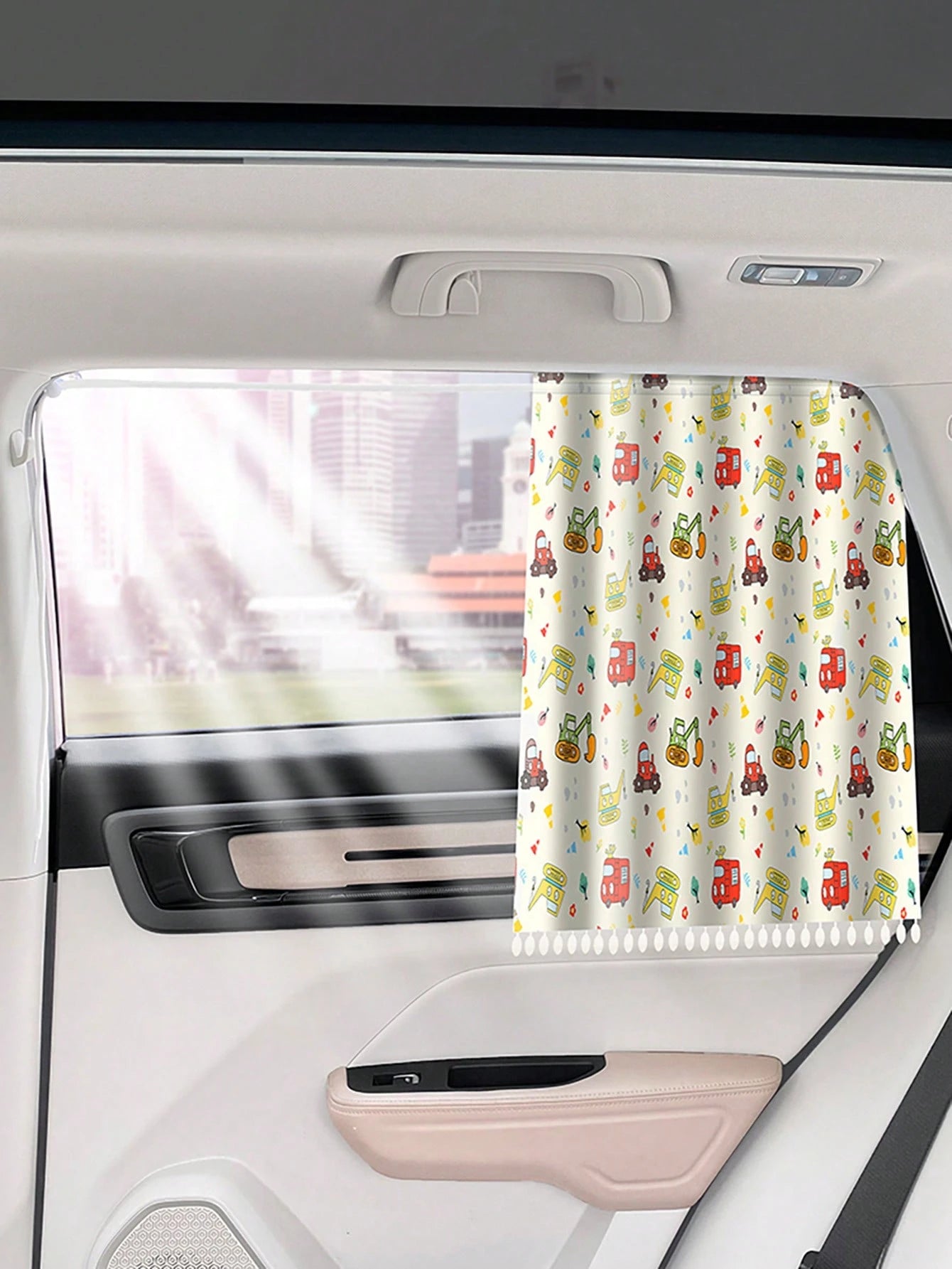 1 Pc Car Sunshade Curtain, Car Privacy Window Curtain, Sunshade With Suction Cups For Car Sun Protection
