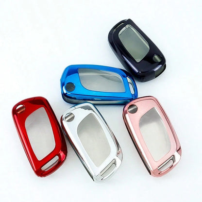 1 Pc New TPU Car Flip Key Case Cover Shell Fob For C1 For C2 For C3 For C4 For C5 For Peugeot For 308 For 408 For 807 For DS For DS3 For DS4 For DS5 For DS6 Anti Fall And Dust-Proof Keybag