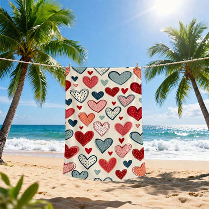 1 PC Printed Microfiber Beach Towel, Swim Towel, Soft Portable Lightweight Towel For Beach, Swimming Pool, Travel, Camping