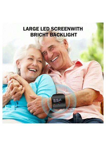 1 Pc Smart Touch LCD Screen Chargeable Voice Wrist Blood Pressure Monitor Digital Automatic BP Tonometer Heart Rate Sphygmomanometer