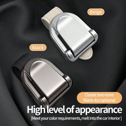 1-Piece Set Multi Functional Car Zinc Alloy Glasses Clip Car Glasses Frame Alloy Car Interior Sunshade Storage Box Car Fashion Glasses Clip Clip