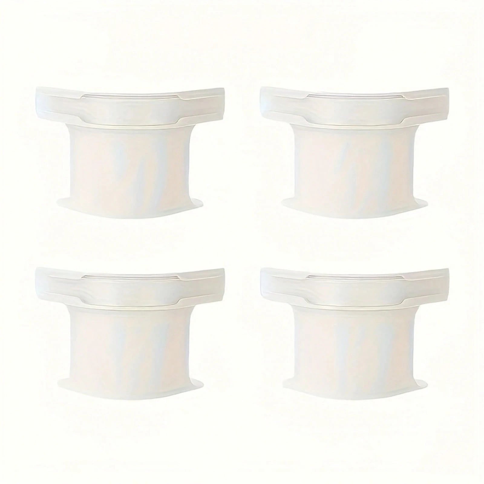 1 Set Of 4 Invisible Bed Sheet Holders, Seamless Fasteners, Equipped With Durable Polypropylene Clips, White, Secure Fit To Prevent Shifting And Sliding, Suitable For All Bed Sizes, Including Extra Gr