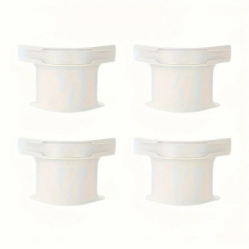 1 Set Of 4 Invisible Bed Sheet Holders, Seamless Fasteners, Equipped With Durable Polypropylene Clips, White, Secure Fit To Prevent Shifting And Sliding, Suitable For All Bed Sizes, Including Extra Gr