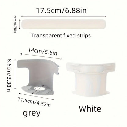 1 Set Of 4 Invisible Bed Sheet Holders, Seamless Fasteners, Equipped With Durable Polypropylene Clips, White, Secure Fit To Prevent Shifting And Sliding, Suitable For All Bed Sizes, Including Extra Gr