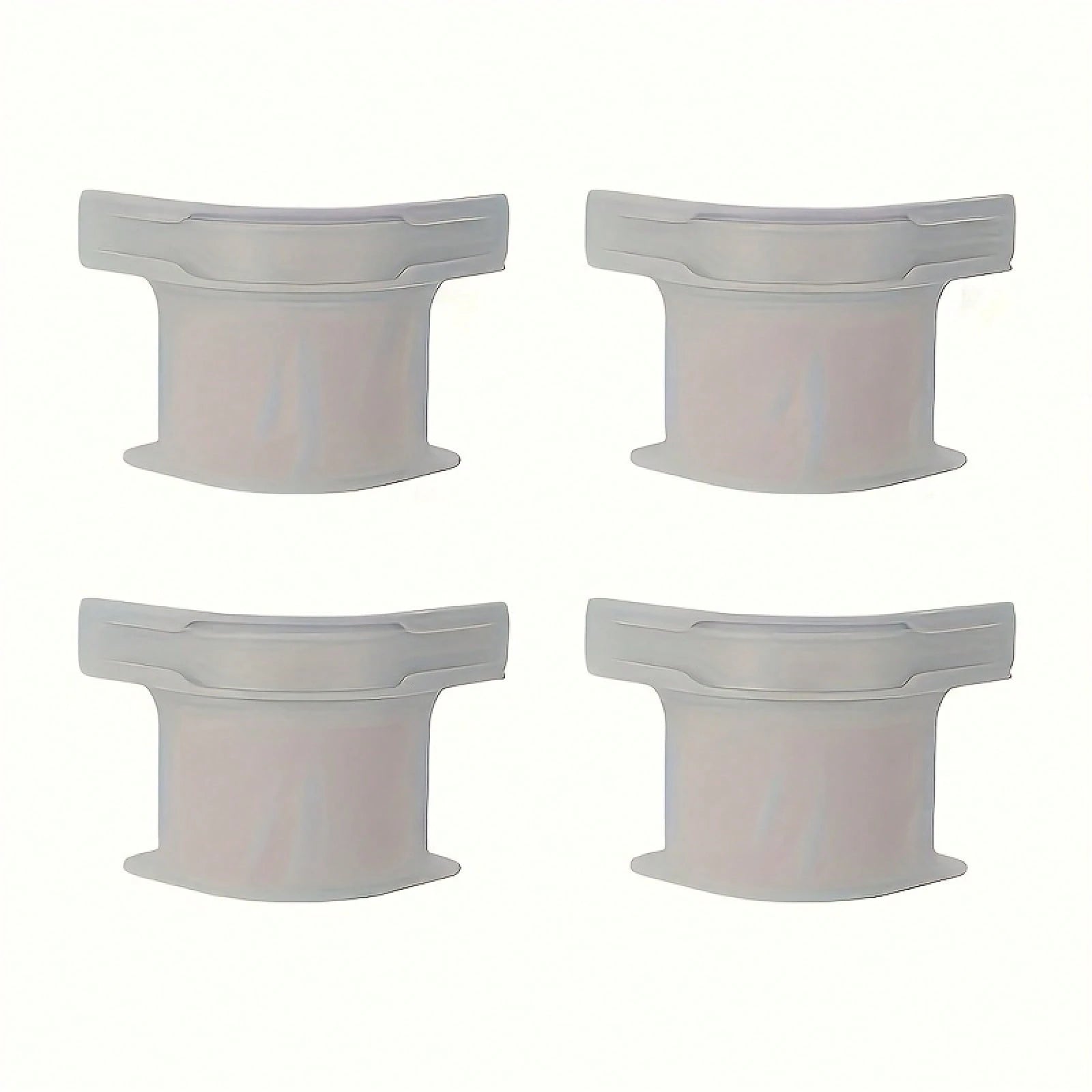 1 Set Of 4 Invisible Bed Sheet Holders, Seamless Fasteners, Equipped With Durable Polypropylene Clips, White, Secure Fit To Prevent Shifting And Sliding, Suitable For All Bed Sizes, Including Extra Gr