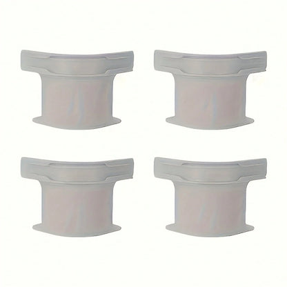 1 Set Of 4 Invisible Bed Sheet Holders, Seamless Fasteners, Equipped With Durable Polypropylene Clips, White, Secure Fit To Prevent Shifting And Sliding, Suitable For All Bed Sizes, Including Extra Gr
