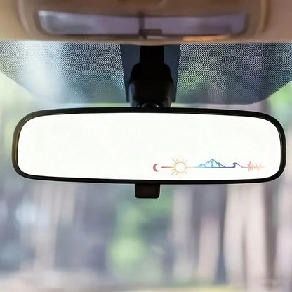 1 Wild Arrow Decal Suitable For Vehicles, Car Rearview Mirrors, Laptops, And Trucks- A Sturdy Outdoor Sticker Featuring Mountain And Sun Patterns
