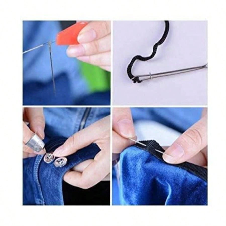 10/27/100pcs Portable Travel Sewing Kit, Includes 24 Colors Thread, Needles, Scissors, Buttons, Measuring Tape, Seam Ripper And Other Complete Sewing Supplies, Suitable For Beginners Easy DIY Emergenc