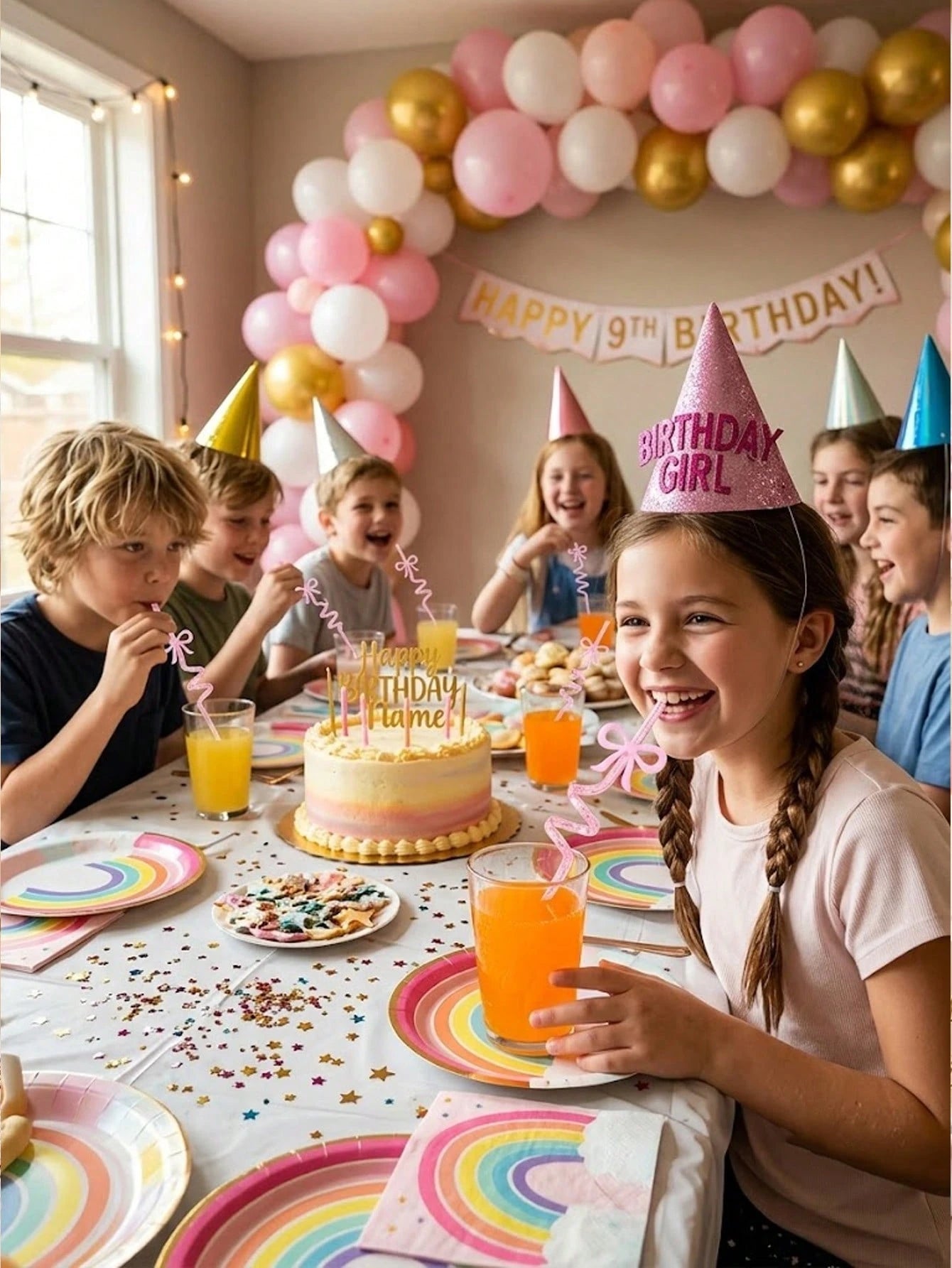 10/5/1pc-Bow Tie Straws, Pink Glitter Spiral Straws, Princess Theme Straws, Pink Princess Birthday Party Supplies, Reusable Straws, Suitable For Wedding Party, Birthday Party, Festival Party, Home Sup