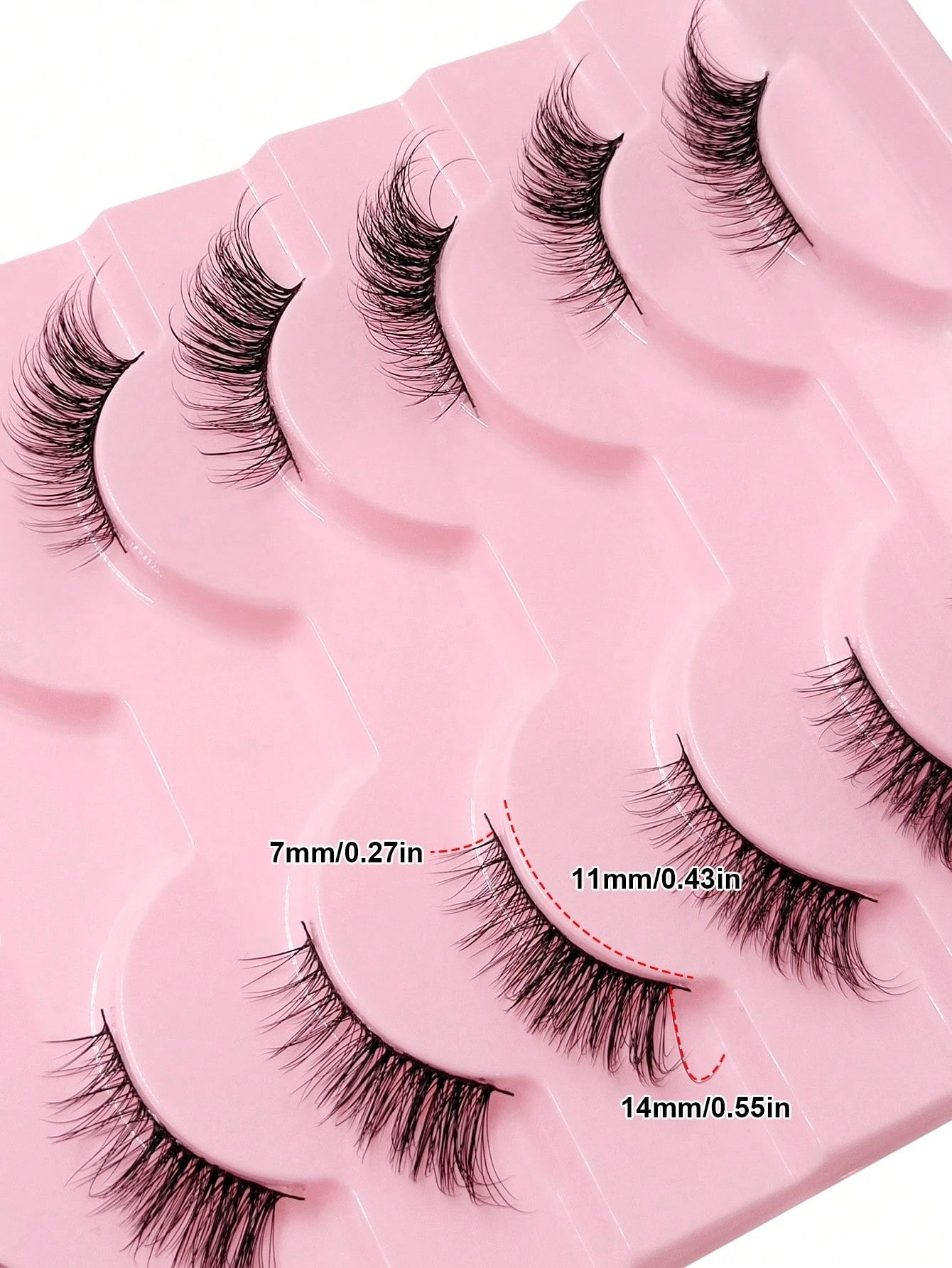 10 Pairs Half Corner Eyelashes Natural Look Cat Eye Faux Mink False Eyelashes, Fluffy Soft Long Half Lashes Suitable For Daily Use Strip Lashes, Lashes, Eyelashes, Fake Lashes
