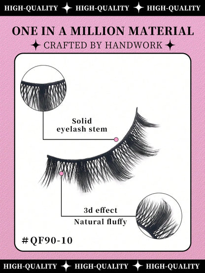 10 Pairs Of Comic EyelashesTransparent Eyelashes NaturalCross-Sparse False EyelashesRole-Playing Makeup ToolsEssential Tools For Travel, Beauty, Makeup Tools, Charm And Elegance