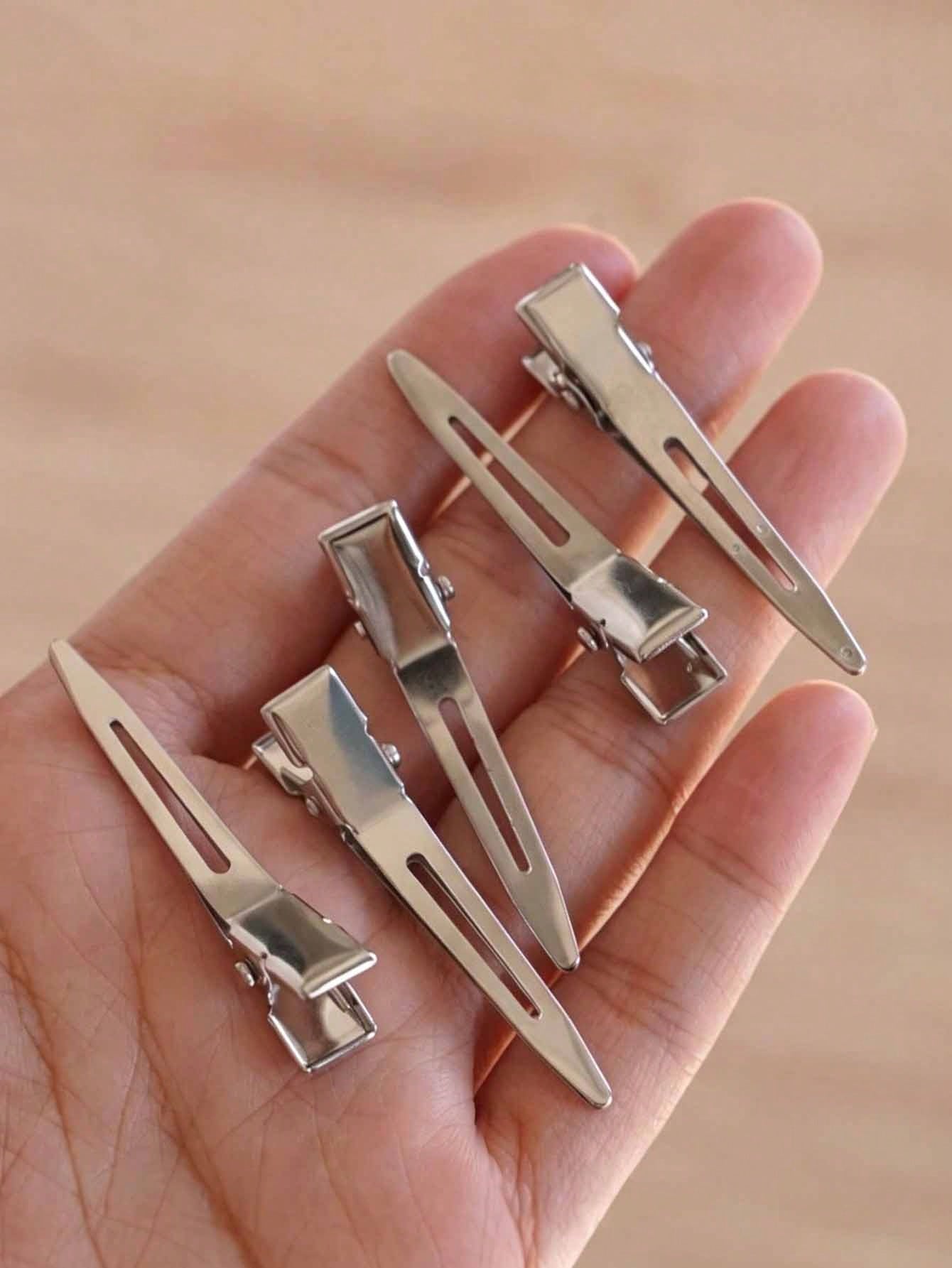 100/50/30/1pc Professional Salon Hair Clips (Metal Curling Clips/Root Volumizing Clips)- Essential DIY Hairstyling Tool, Suitable For Back To School, Travel, Vacation And More