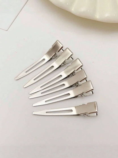 100/50/30/1pc Professional Salon Hair Clips (Metal Curling Clips/Root Volumizing Clips)- Essential DIY Hairstyling Tool, Suitable For Back To School, Travel, Vacation And More