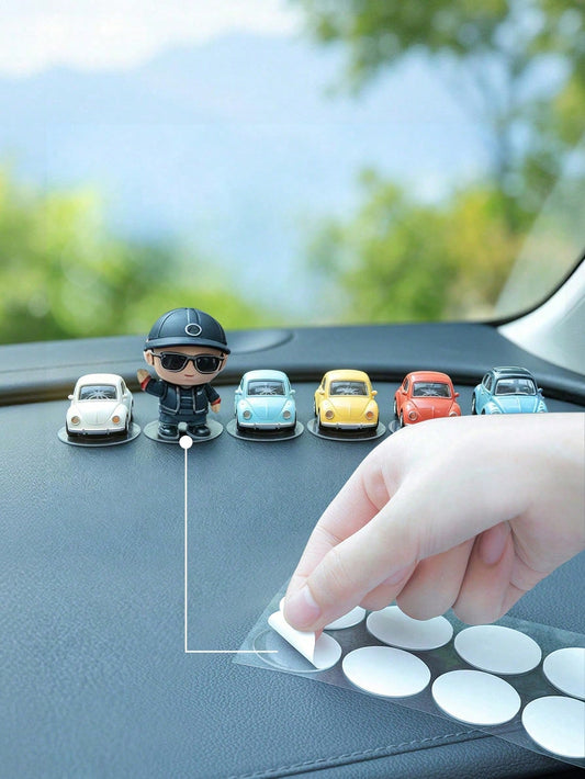 10pcs/20pcs/100pcs Transparent Adhesive Stickers, 3cm Diameter Double-Sided Removable Nano Tape, Suitable For Car, Wedding, Birthday Decoration, Reusable Hanging Stickers For Wall, Poster, Photo Frame