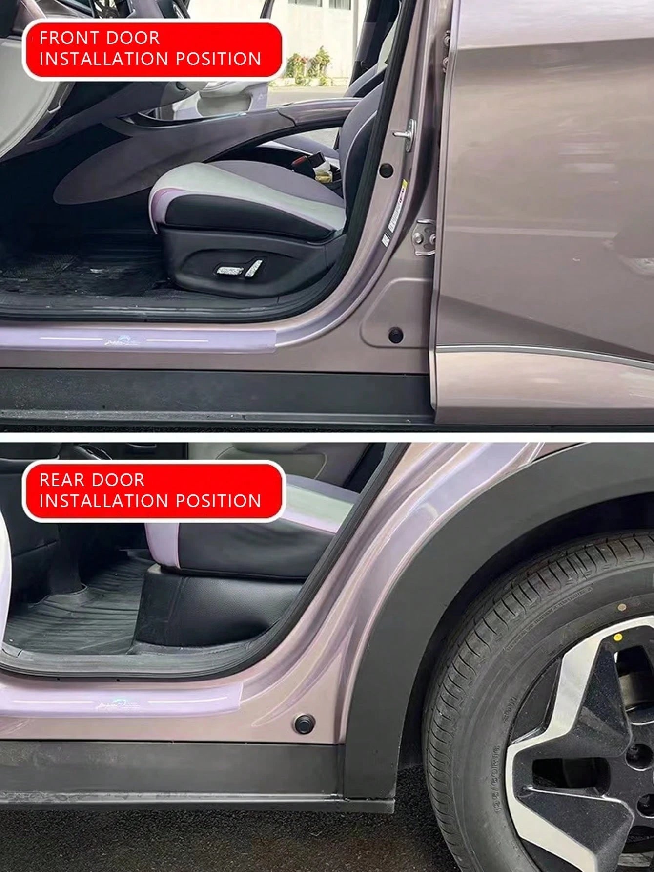 10pcs Car Door Soundproofing Shock-Absorbing Pad