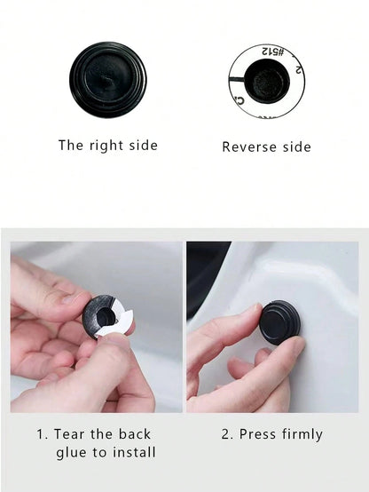 10pcs Car Door Soundproofing Shock-Absorbing Pad