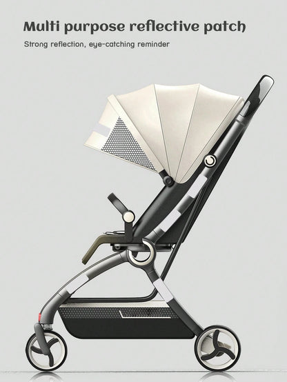 10pcs/Pack Baby Stroller Nighttime Reflective Sticker, Anti-Collision Warning Luminescent Strips