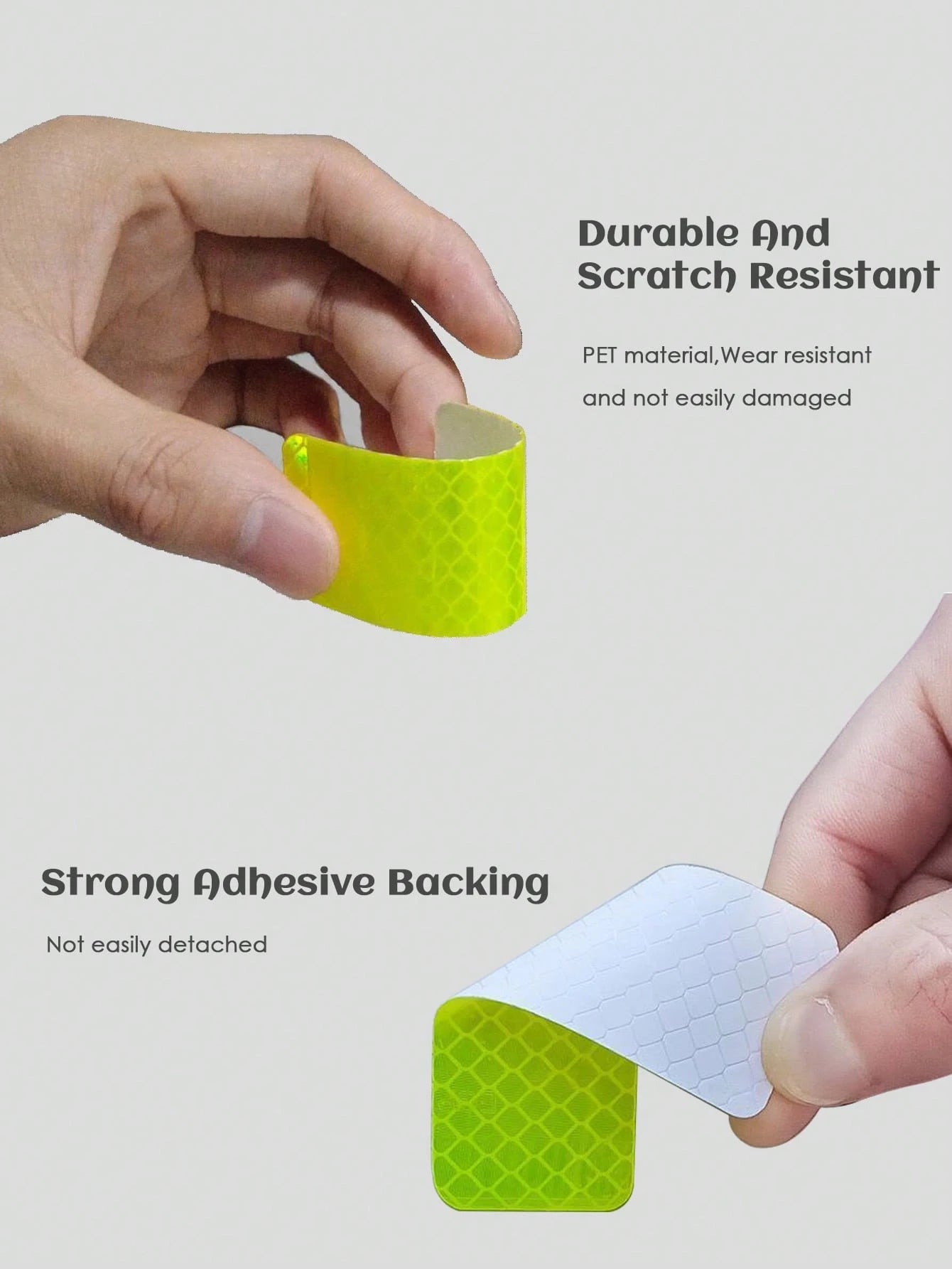 10pcs/Pack Baby Stroller Nighttime Reflective Sticker, Anti-Collision Warning Luminescent Strips