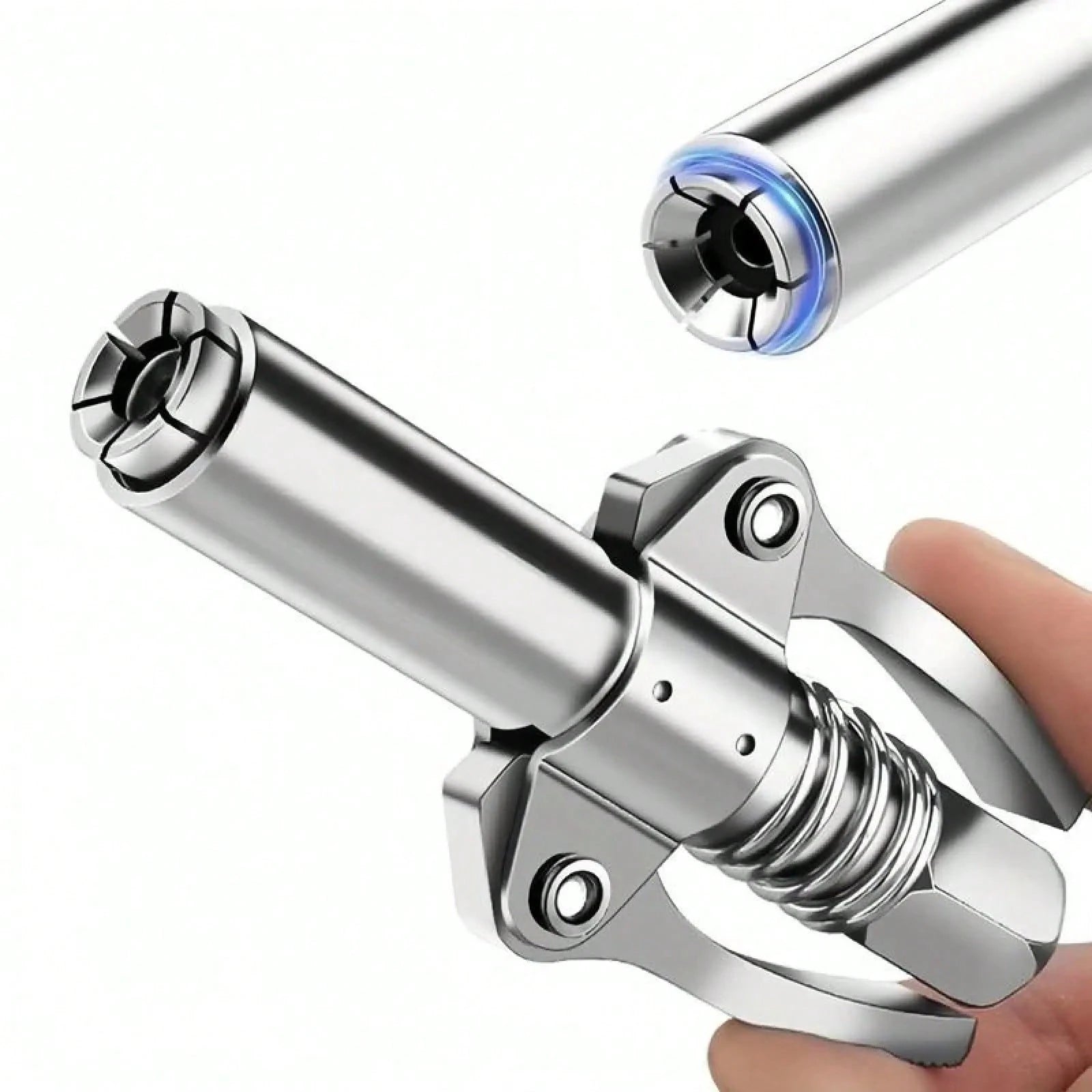12,000 PSI High Pressure Grease Nozzle Fittings,Compatible With All 1/8" NPT Grease Guns,Grease Joint Fittings,Grease Gun Coupler,For Greasing All Machinery And Equipment Filling.