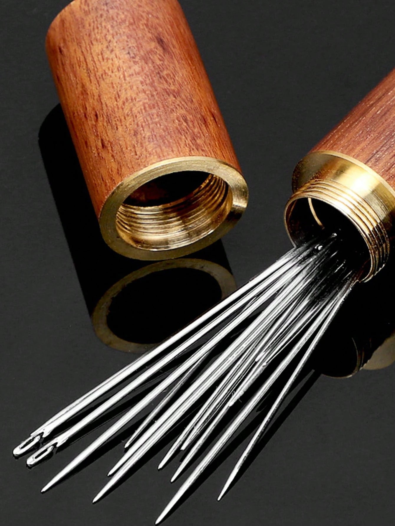 12/30pcs Metal Easy Threading Needles And Threaders, Elderly Handcraft Sewing Needles, DIY Home Crafts- Sewing Needles. Vintage Top Needle Metal Adjustable Finger Protector. Home & Living, Sewing Nee