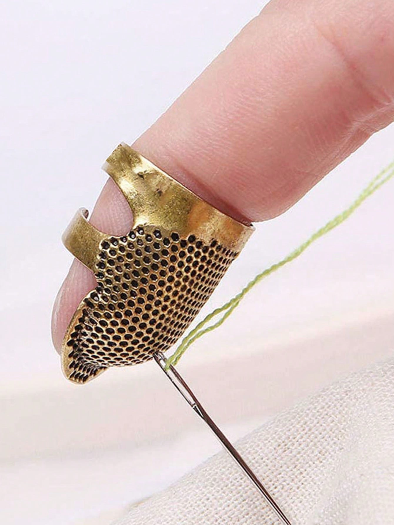 12/30pcs Metal Easy Threading Needles And Threaders, Elderly Handcraft Sewing Needles, DIY Home Crafts- Sewing Needles. Vintage Top Needle Metal Adjustable Finger Protector. Home & Living, Sewing Nee