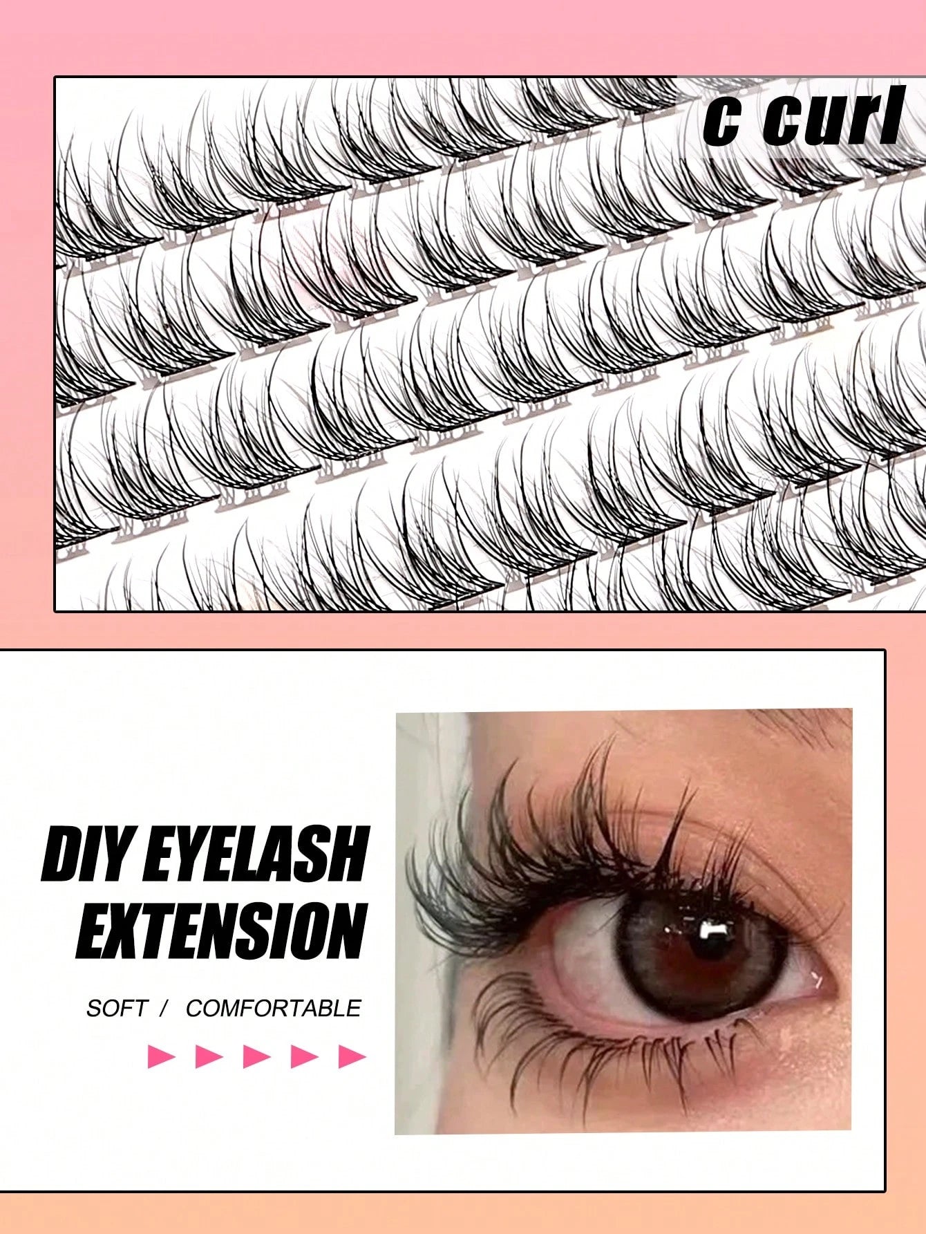 120pcs 10-12mm Natural-Looking Fan-Shaped Cross-Style Soft Unique Reusable False Eyelashes, Suitable For Daily Wear, Wedding, Date, Party, Music Festival, Eyelash Clusters, Single Cluster False Eyelas