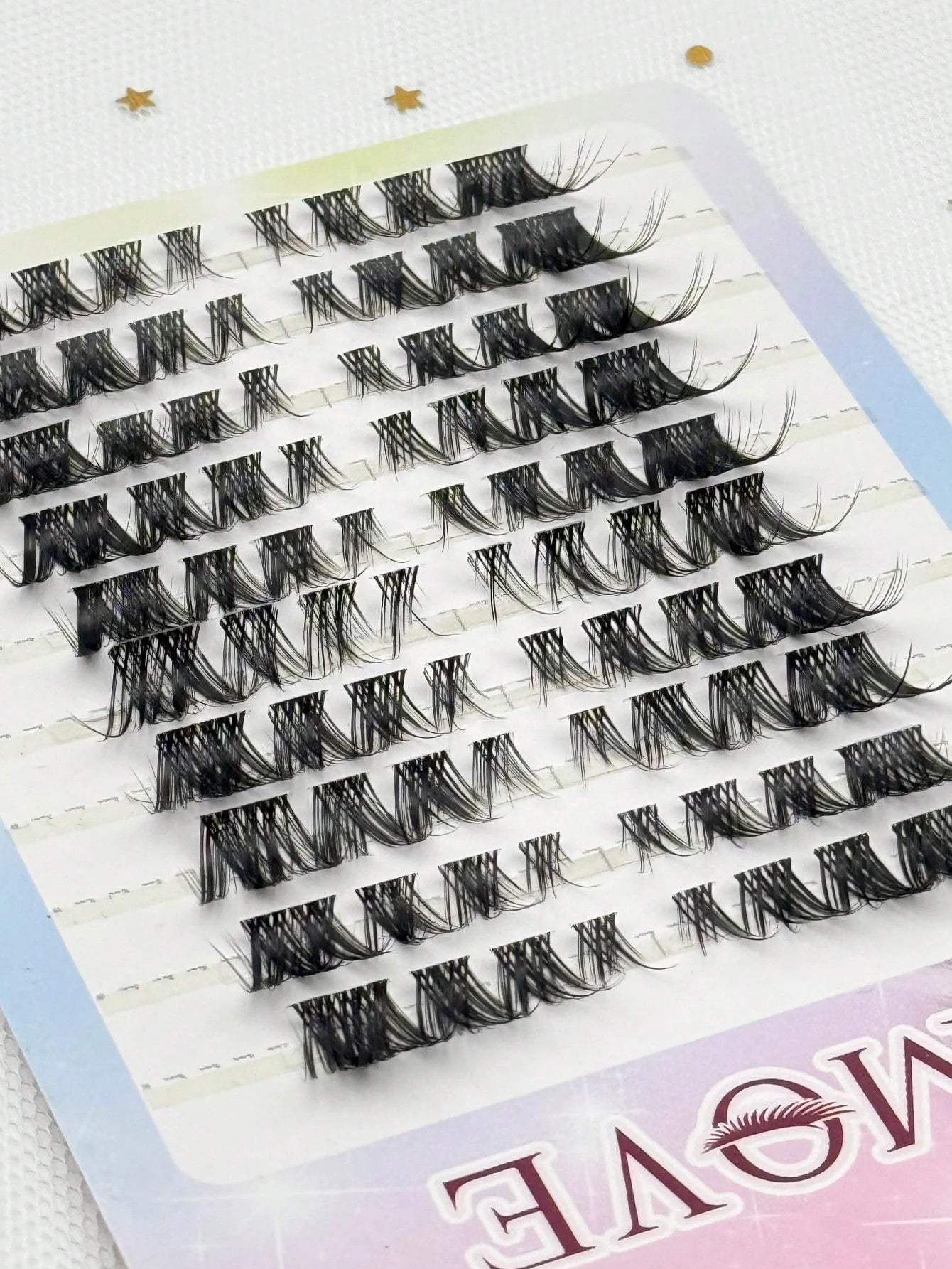 120pcs 10-12mm Natural-Looking Fan-Shaped Cross-Style Soft Unique Reusable False Eyelashes, Suitable For Daily Wear, Wedding, Date, Party, Music Festival, Eyelash Clusters, Single Cluster False Eyelas